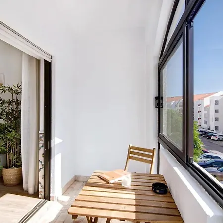 Blue Wave Escape -t1 Perto Da Com Varanda Lejlighed Albufeira