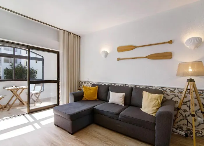 Blue Wave Escape -t1 Perto Da Com Varanda Apartment Albufeira